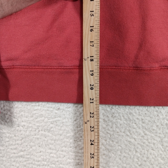 Vintage Lucky Brand Hoodie Womens XL Red Spellout Embroidered Denim Y2K - Picture 12 of 15